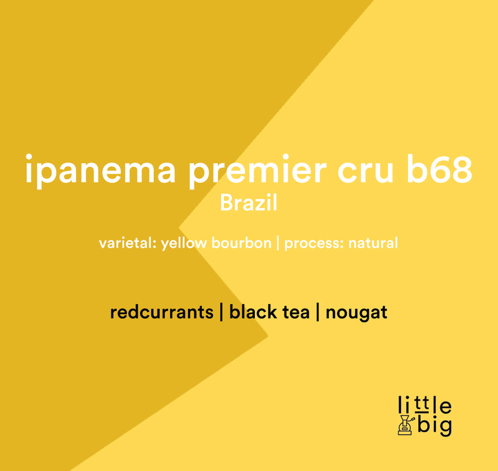 Brazil, Ipanema Premier Cru Colina D'Oro B68 Apricot Black, Filter