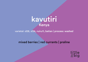 Kenya, Kavutiri, Filter